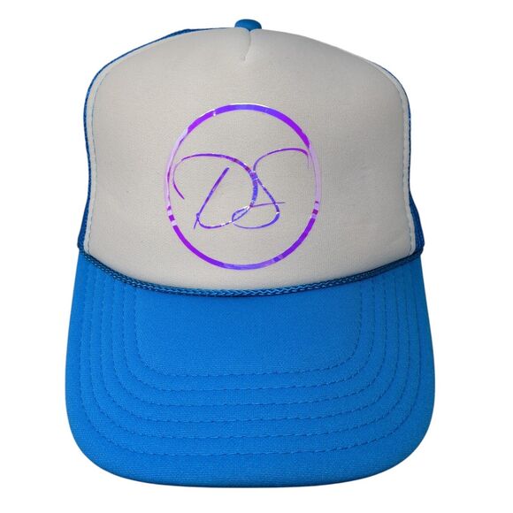 DS Snapback Trucker Hat Blue One Size Adjustable Mesh Back Rope Otto Polyester - Picture 1 of 8